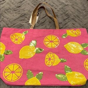 New Summer Dazzle Tote Pink Bag
